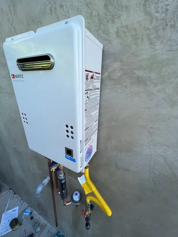 Tankless water heater installation for Franktown homes